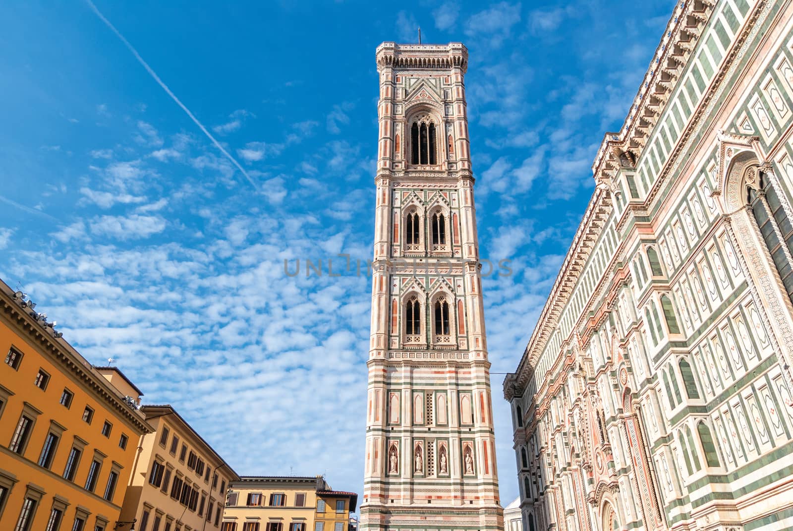 Giotto's Campanile historical Old Town of FlorenceTuscany, Italy. by Zhukow