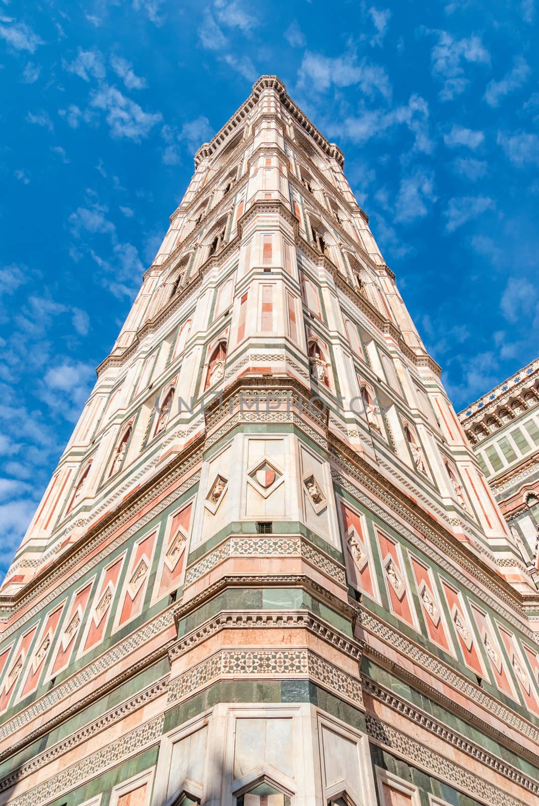 Giotto's Campanile historical Old Town of FlorenceTuscany, Italy. by Zhukow
