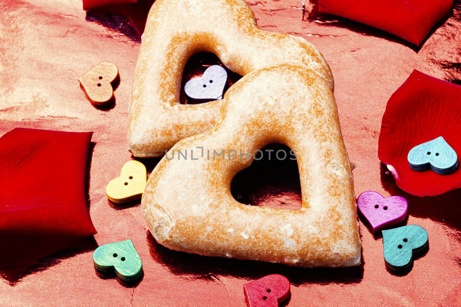 Heart shaped cookie by LMykola