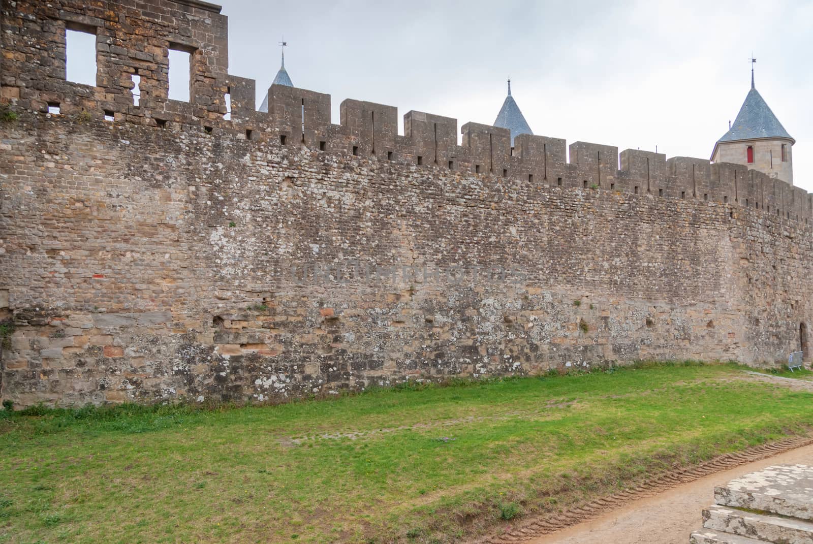 Castle of Carcassonne, Languedoc-Roussillon, Aude Occitanie France
