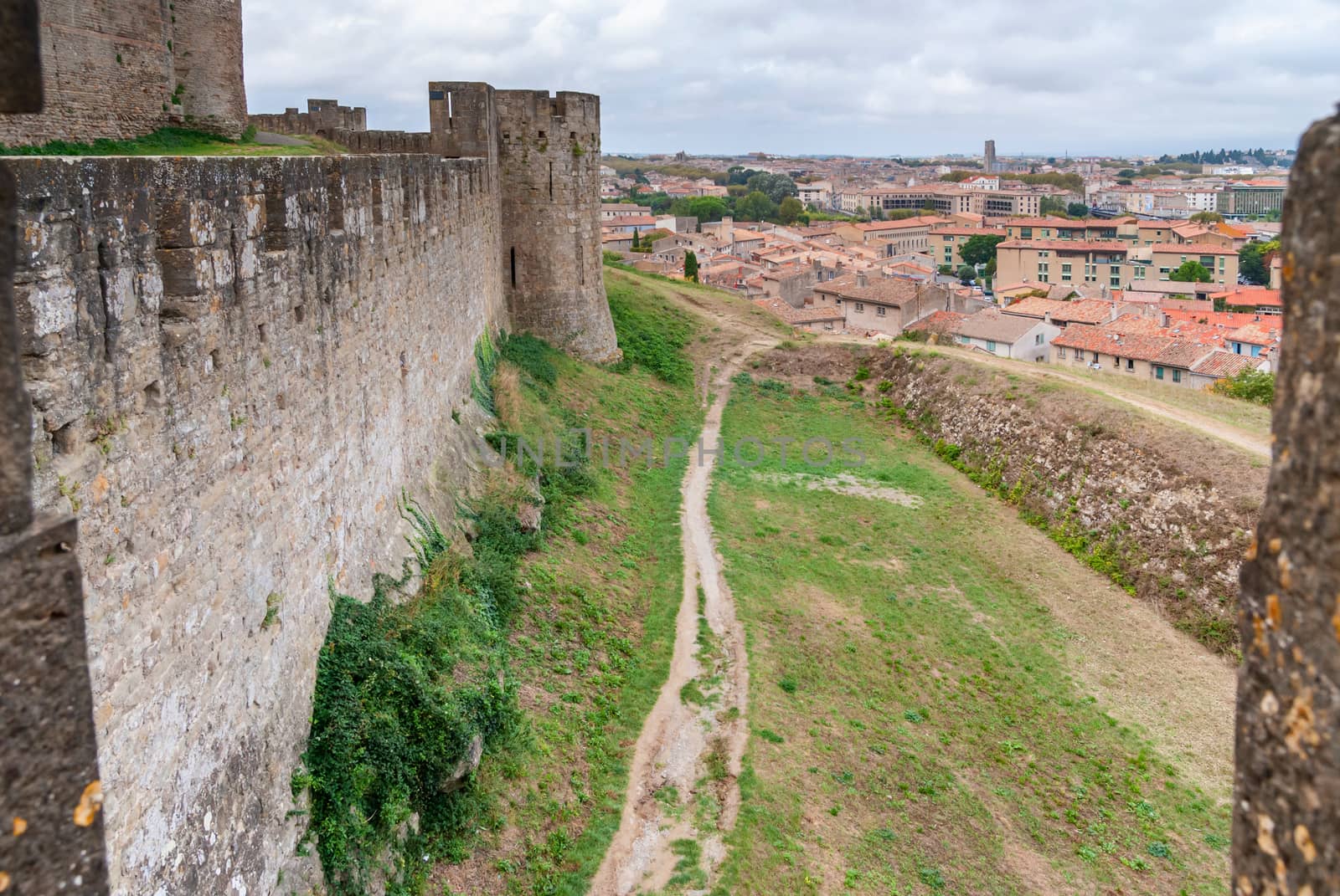 Castle of Carcassonne, Languedoc-Roussillon, Aude Occitanie France