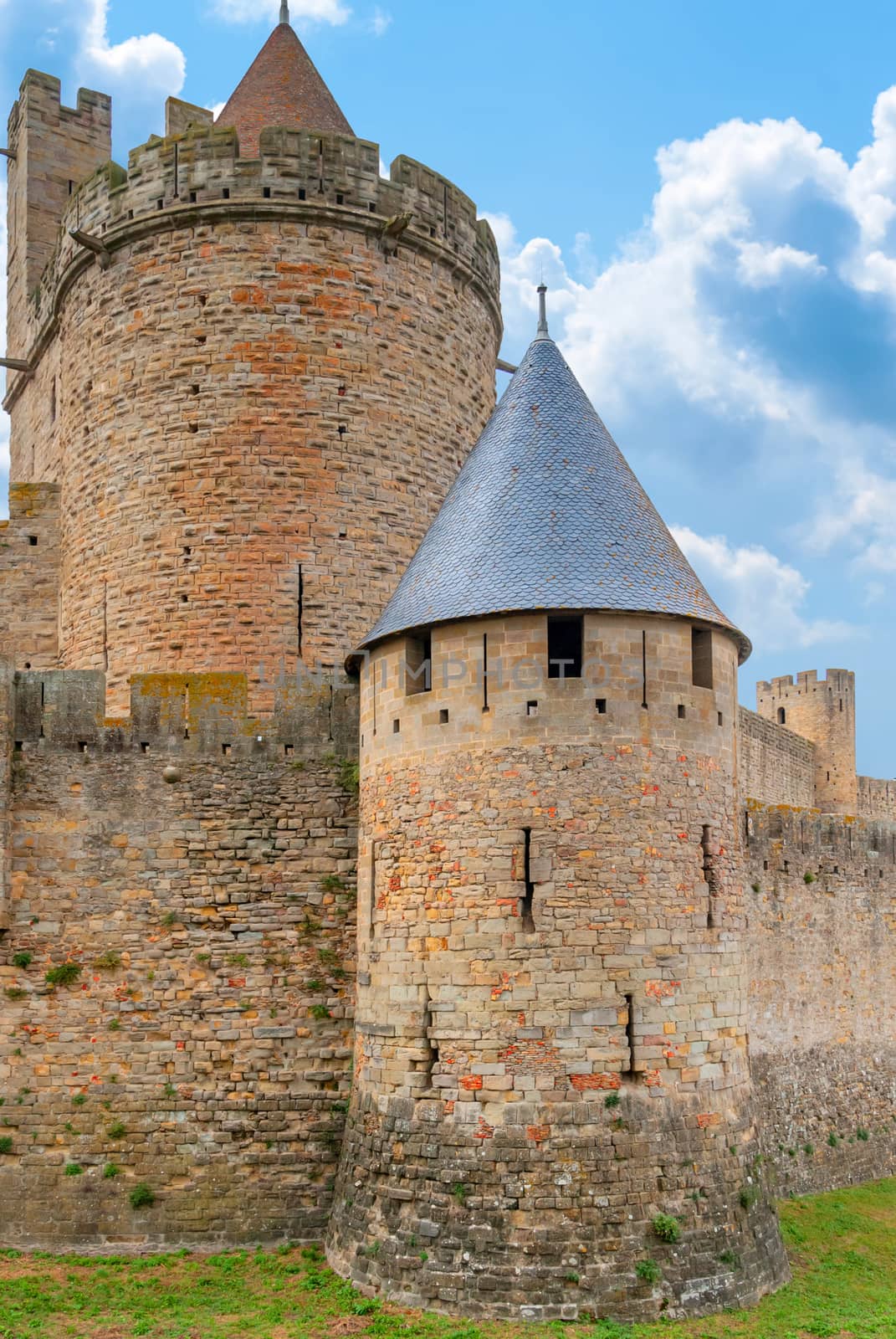 Medieval Castle Carcassonne in the South of France by Zhukow