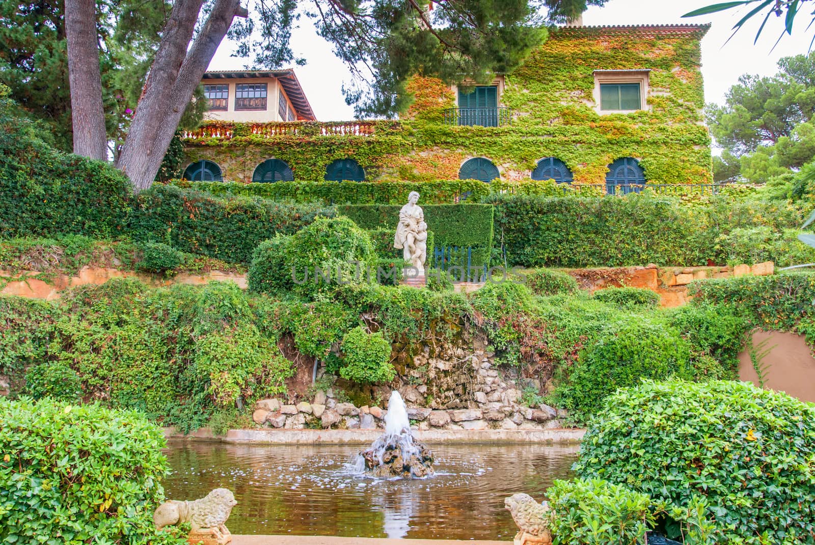 Santa Clotilde gardens, Lloret de Mar, Catalonia Spain