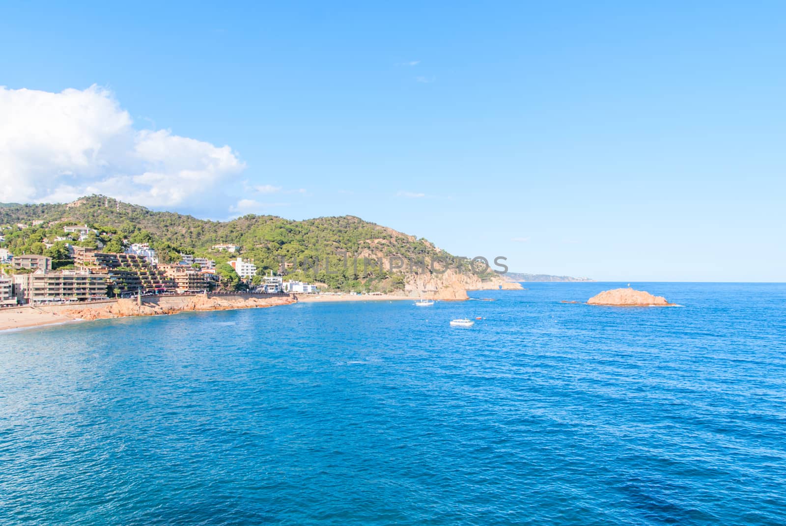 Sea view, Tossa de Mar, Costa Brava, Spain by Zhukow