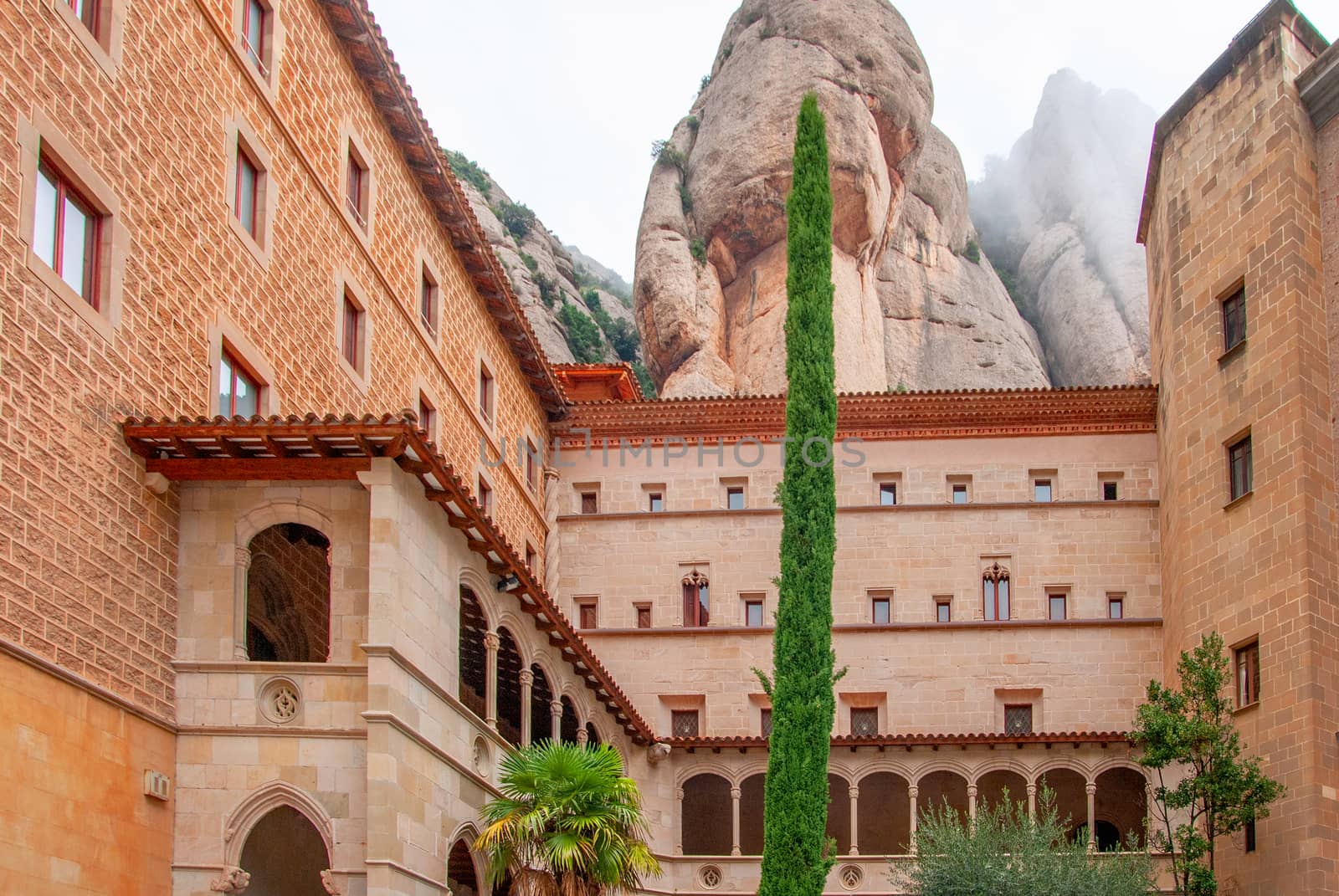 Montserrat Monastery, a spectacularly beautiful Benedictine Abbe by Zhukow
