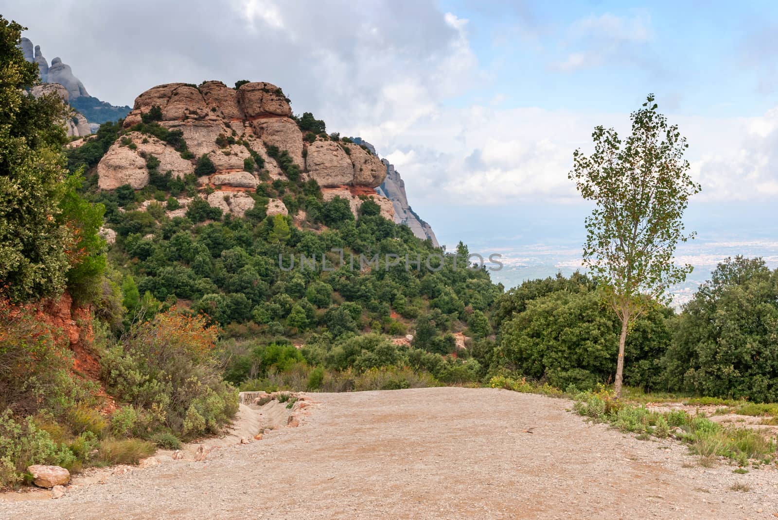 Views from Montserrat mountain, close to Barcelona, Catalonia, Spain by Zhukow