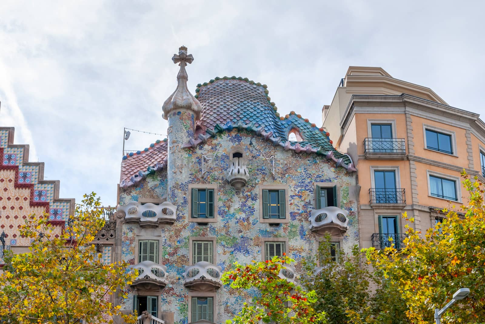 Casa Batllo, House built by Antonio Gaudi, Spain Barcelona by Zhukow