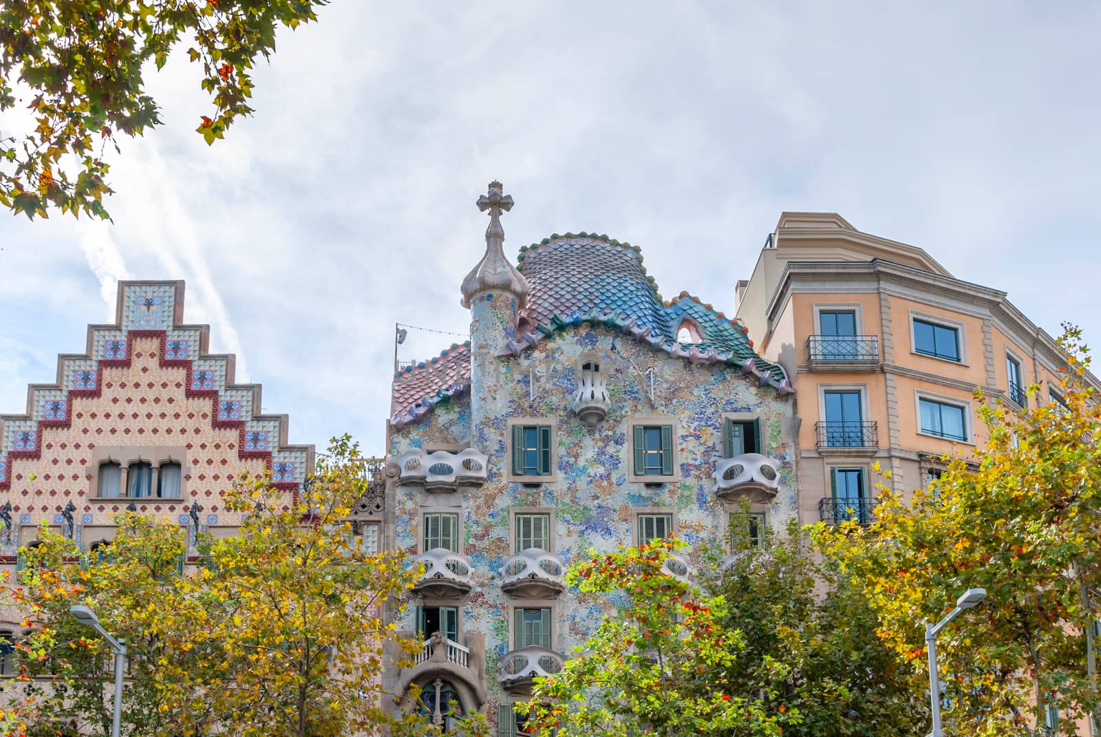 Casa Batllo, House built by Antonio Gaudi, Spain Barcelona by Zhukow