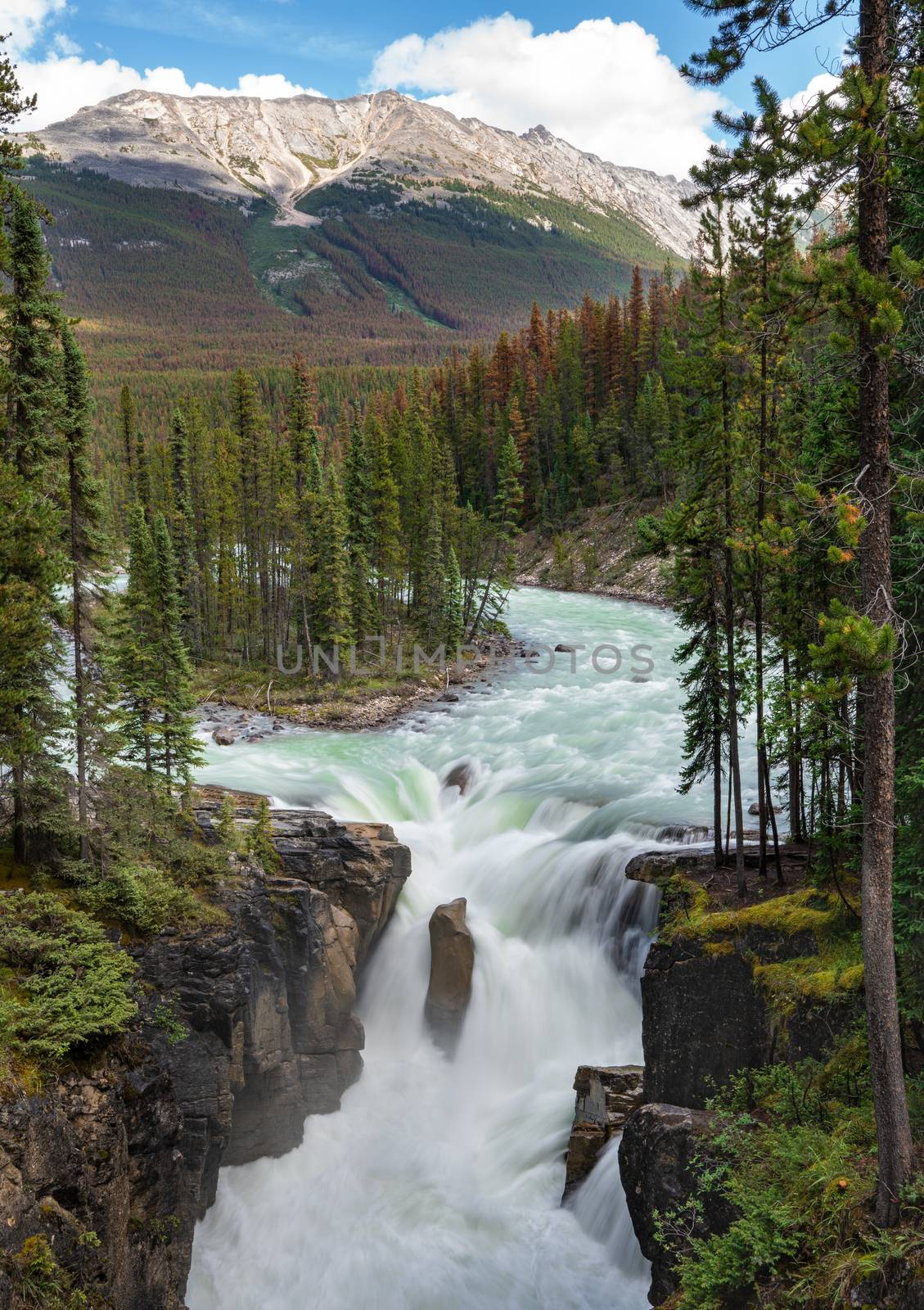 Sunwapta Falls, Jasper National Park, Alberta, Canada by alfotokunst