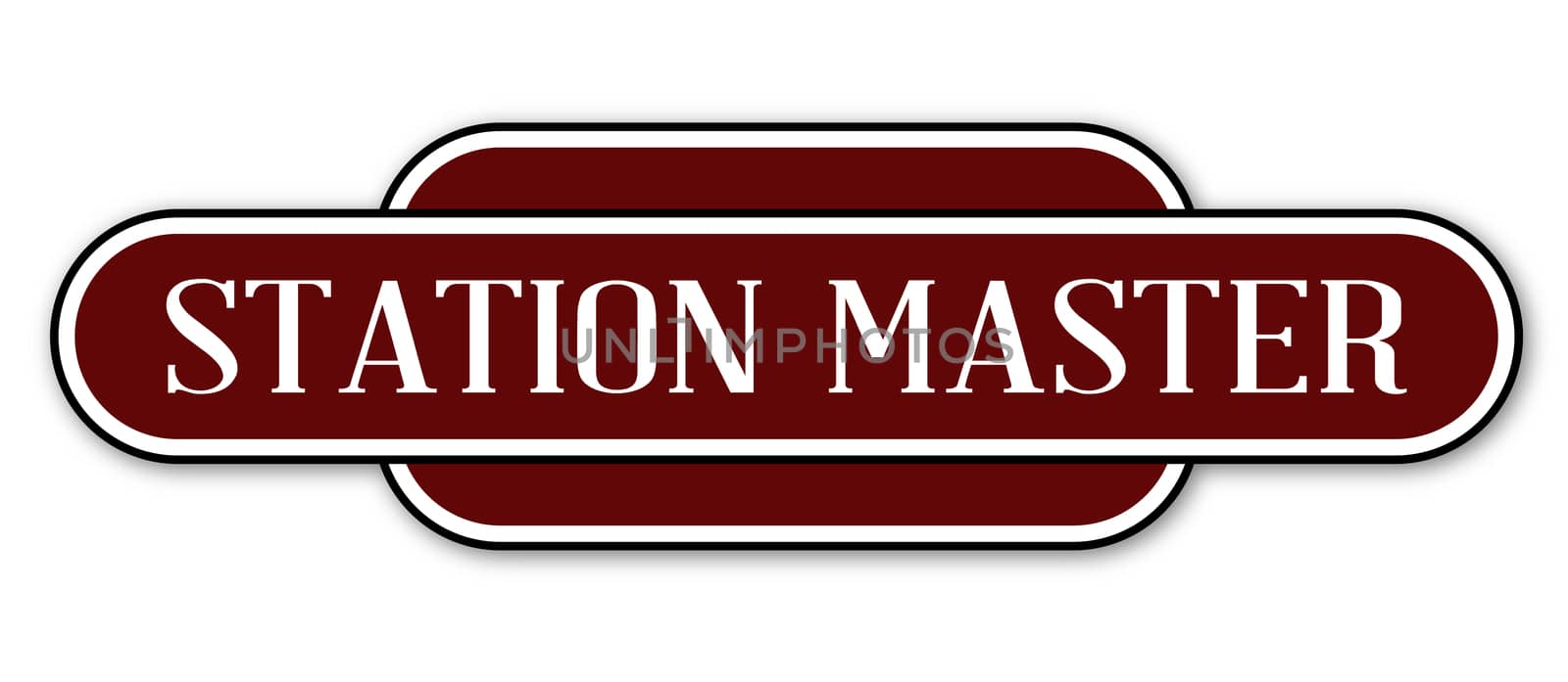 Station Master Station Sign by Bigalbaloo