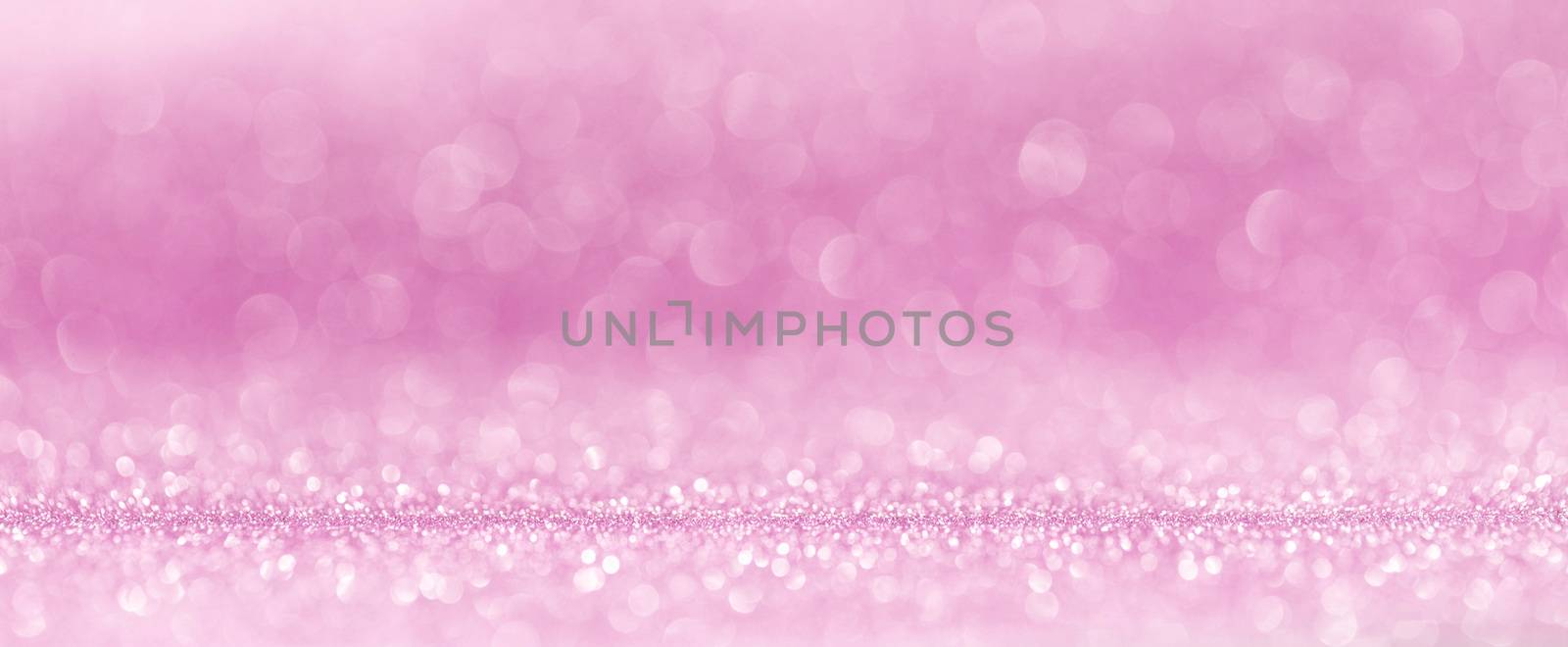 Shiny pink bokeh glitter lights abstract background, Valentine's day party celebration concept