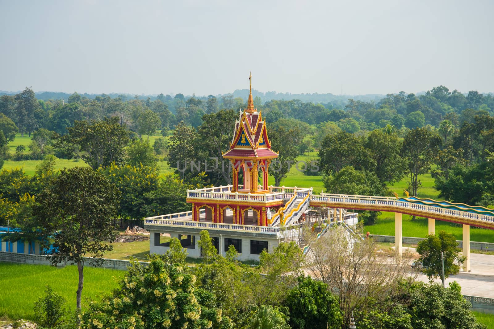 Temple in Thailand,  Wat Prathat Ruang Rong, Thailand.