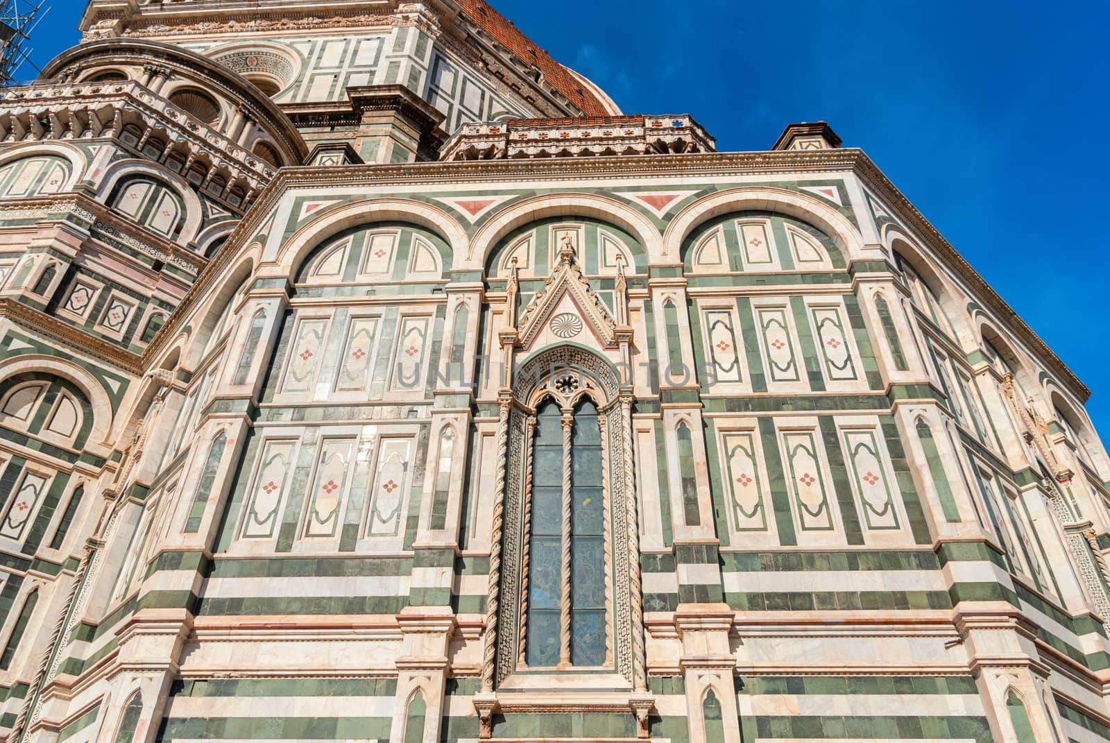 Beautiful renaissance cathedral Santa Maria del Fiore in Florence, Italy