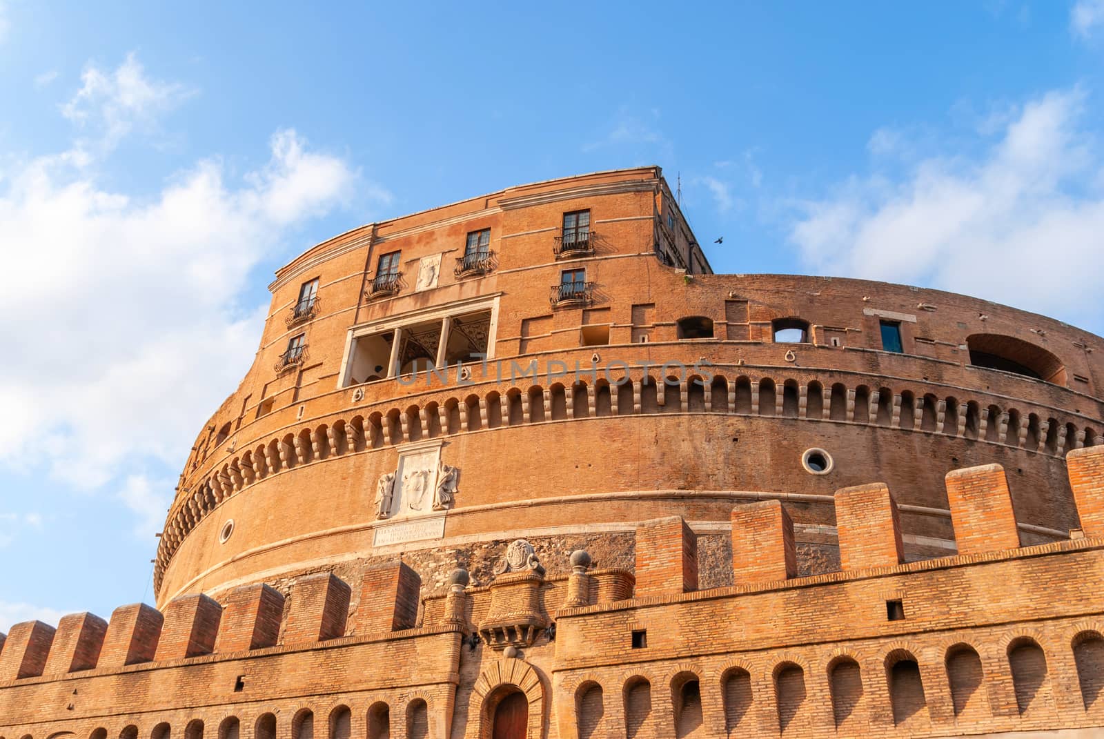 Mausoleum of Hadrian, known as the Castel Sant'Angelo in Rome by Zhukow