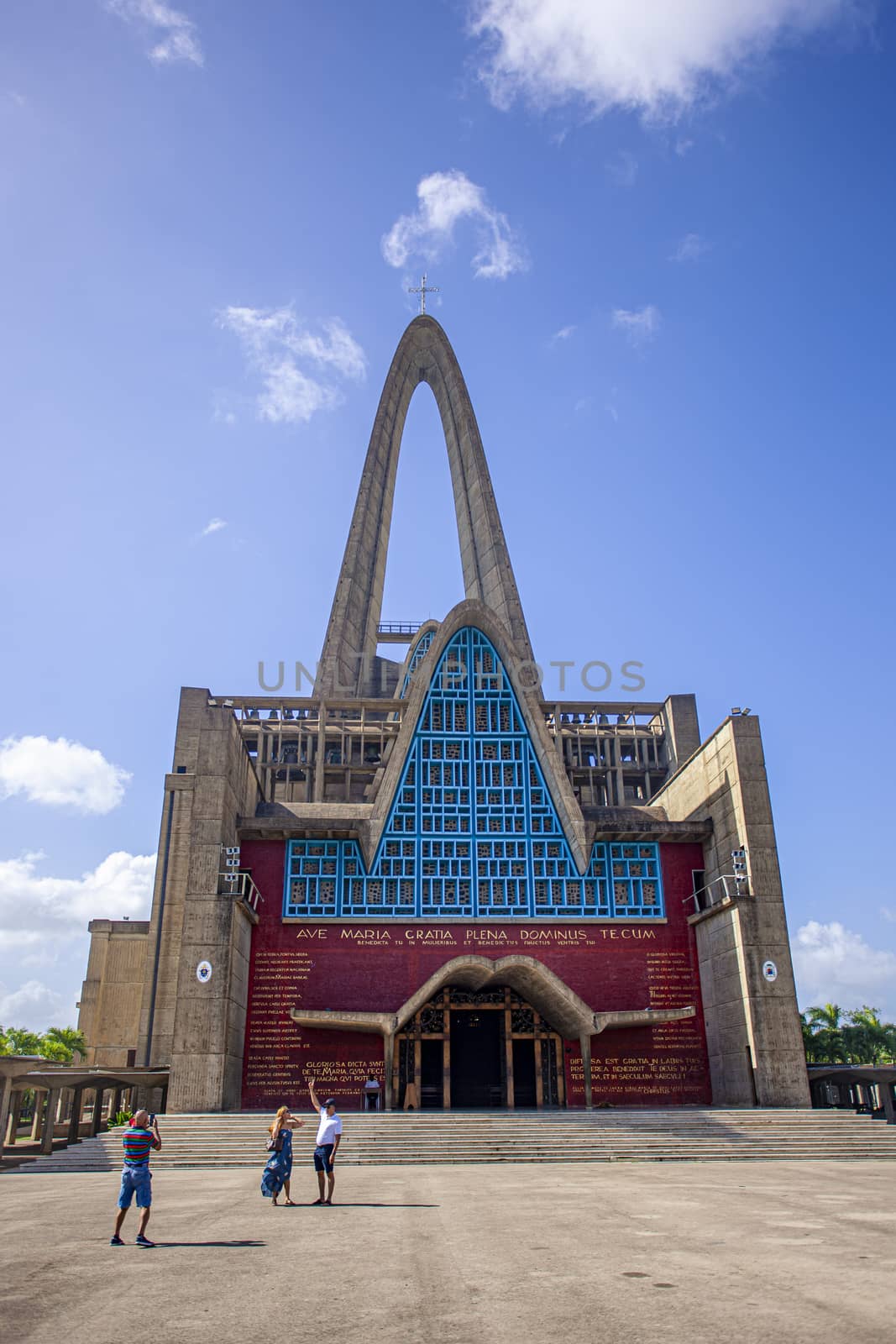 HIGUEY, DOMINICAN REPUBLIC 12 JANUARY 2020: Basilica Nuestra Senora de la Altagracia