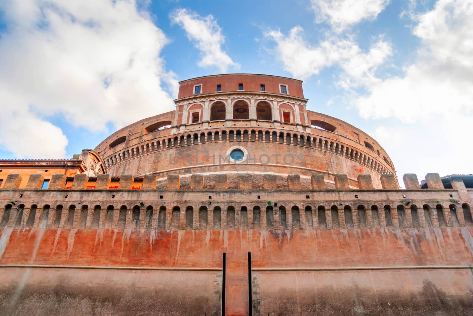 Mausoleum of Hadrian, known as the Castel Sant'Angelo in Rome by Zhukow