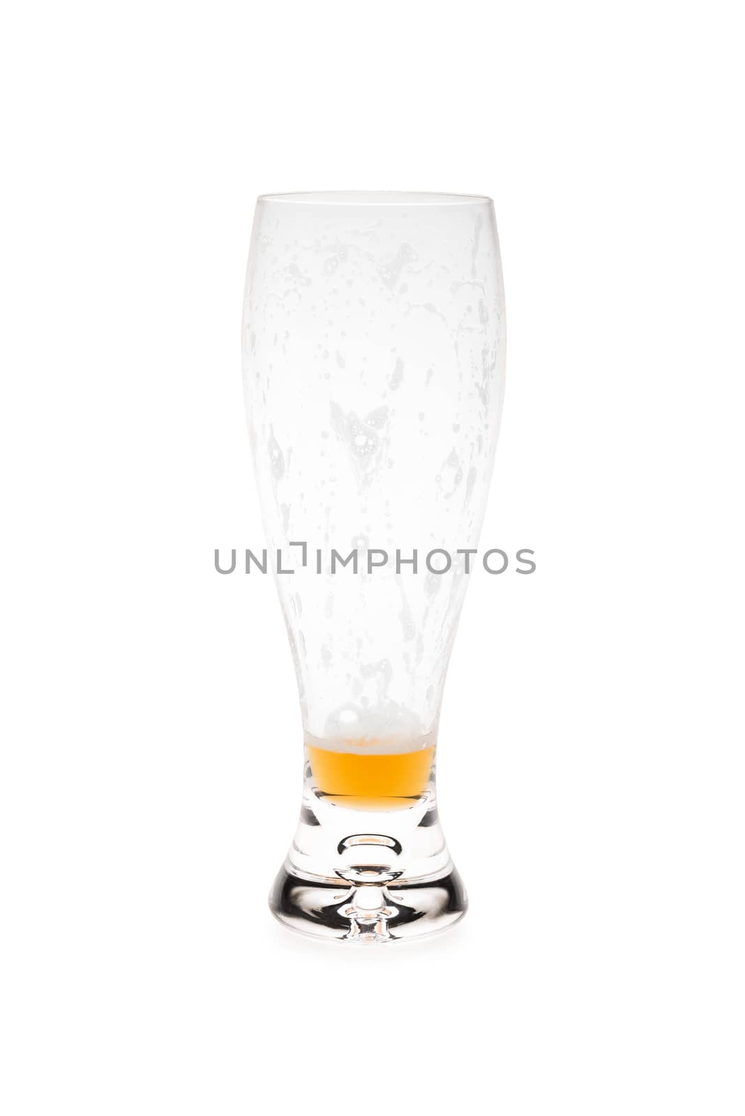 Almost Empty Beer Glass by patrickstock