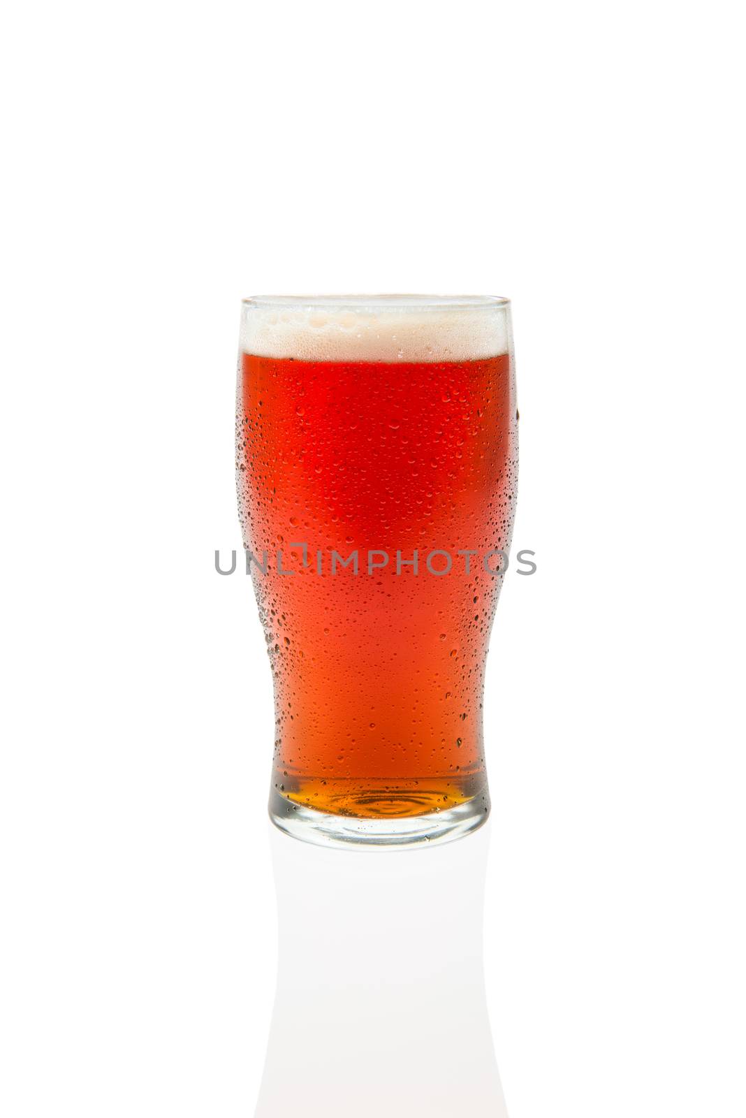 Amber Ale In Pint Glass #2 by patrickstock