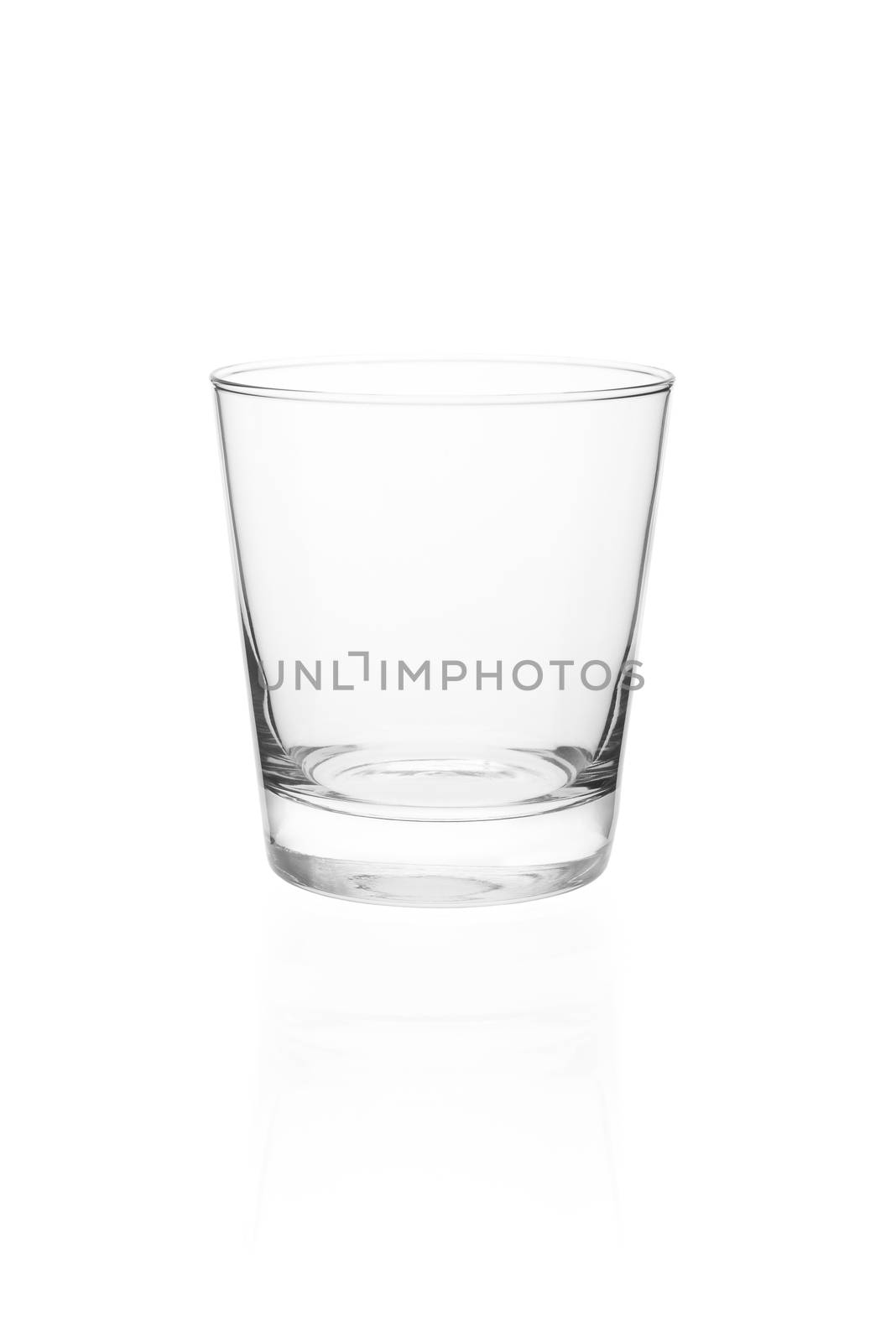 Empty Bourbon Glass by patrickstock