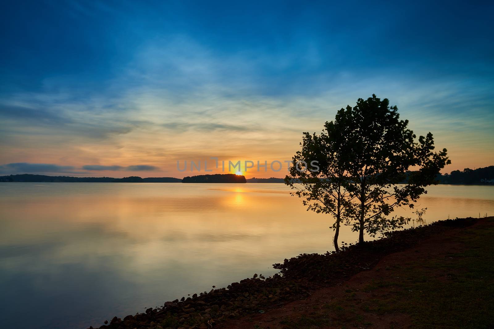 Sunrise on Lake Keowee, SC by patrickstock