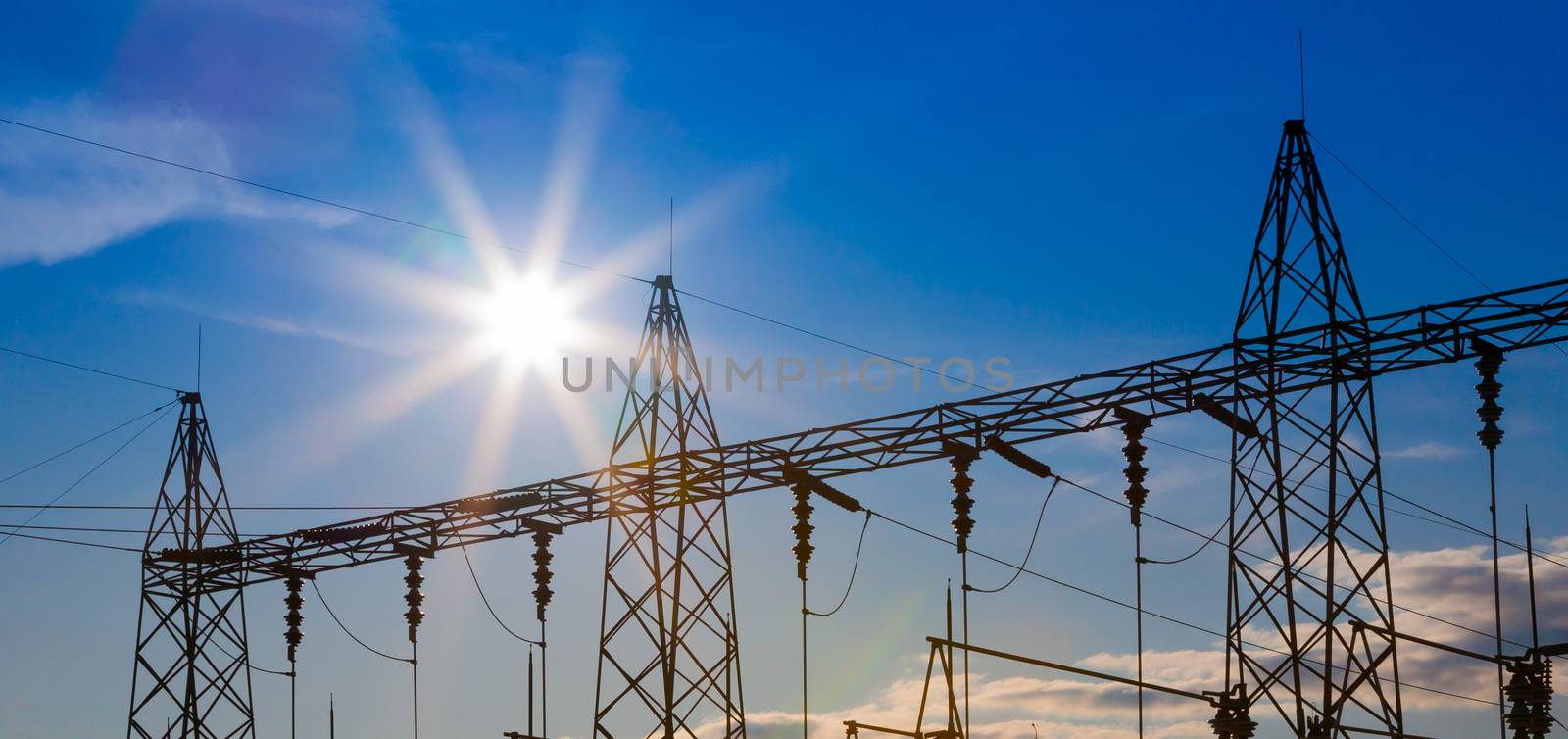 Substation Towers by patrickstock