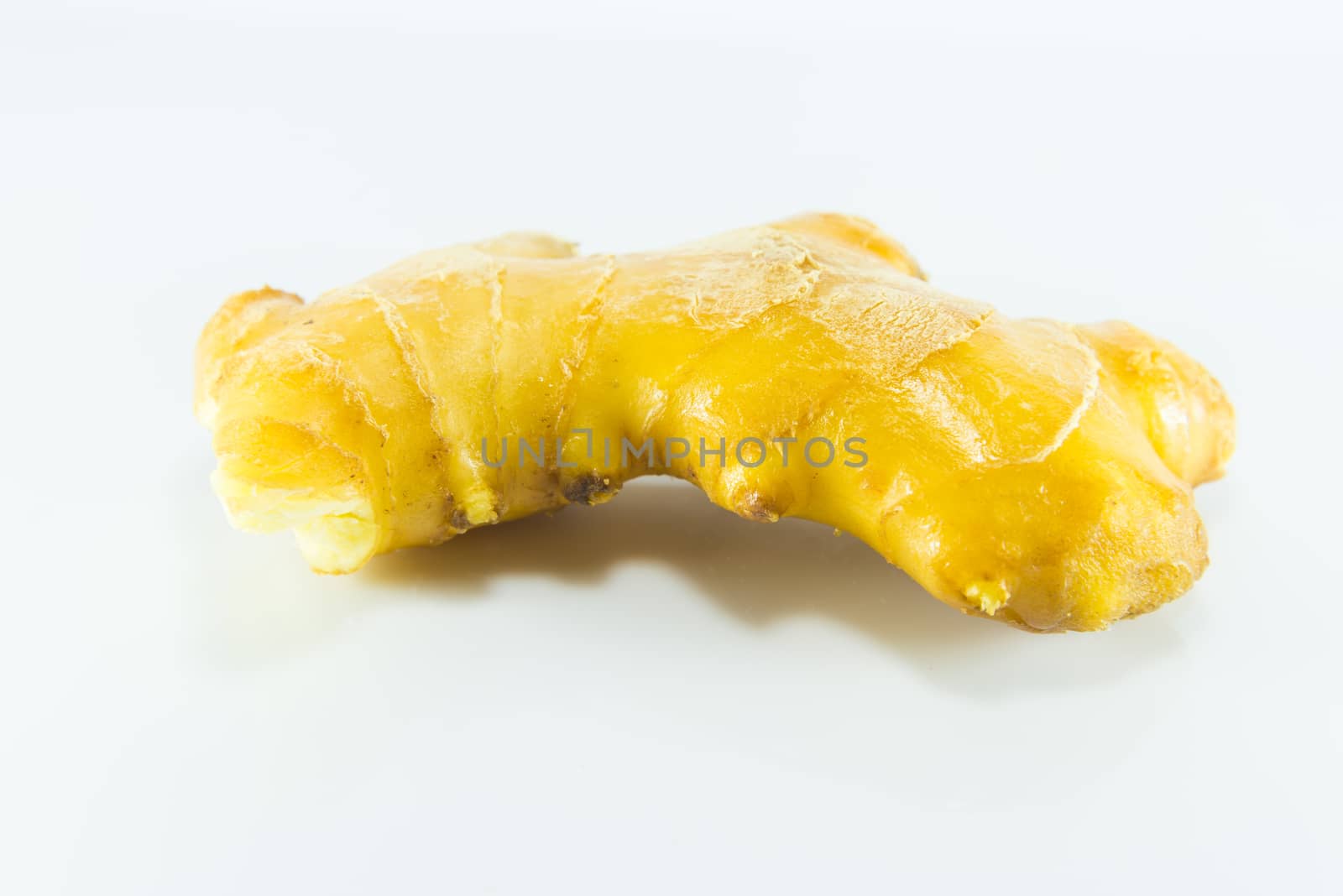 Ginger on a white background