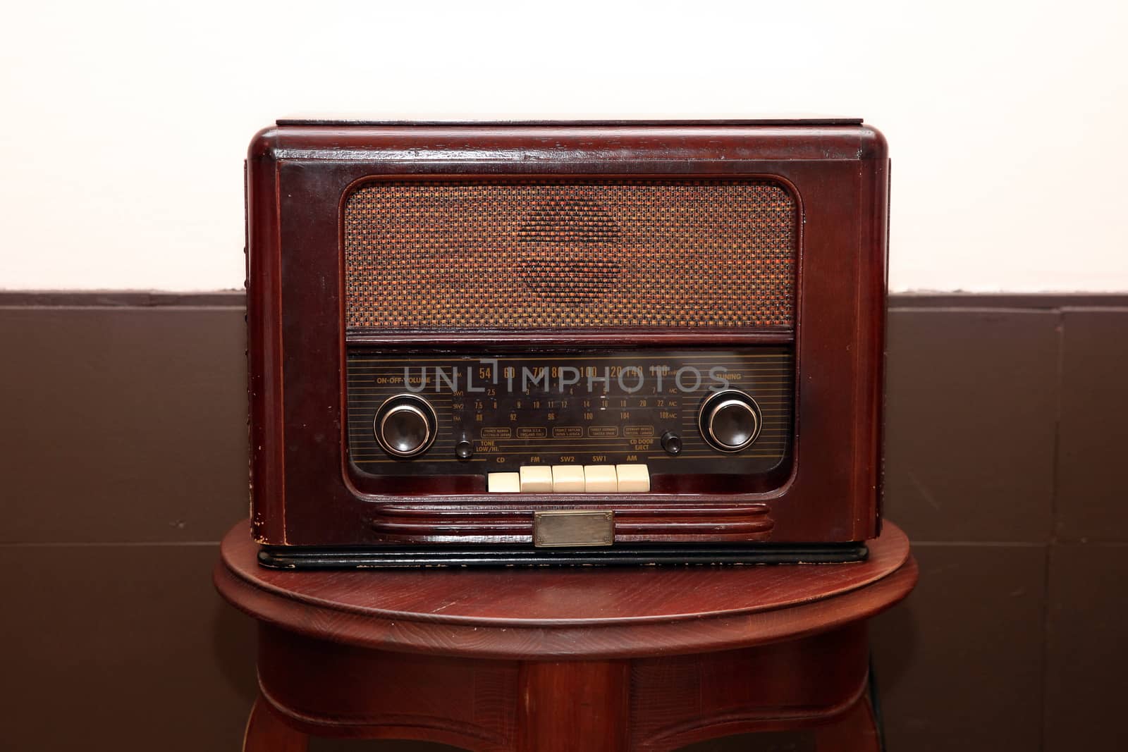 Vintage great radio by olga_zinovskaya
