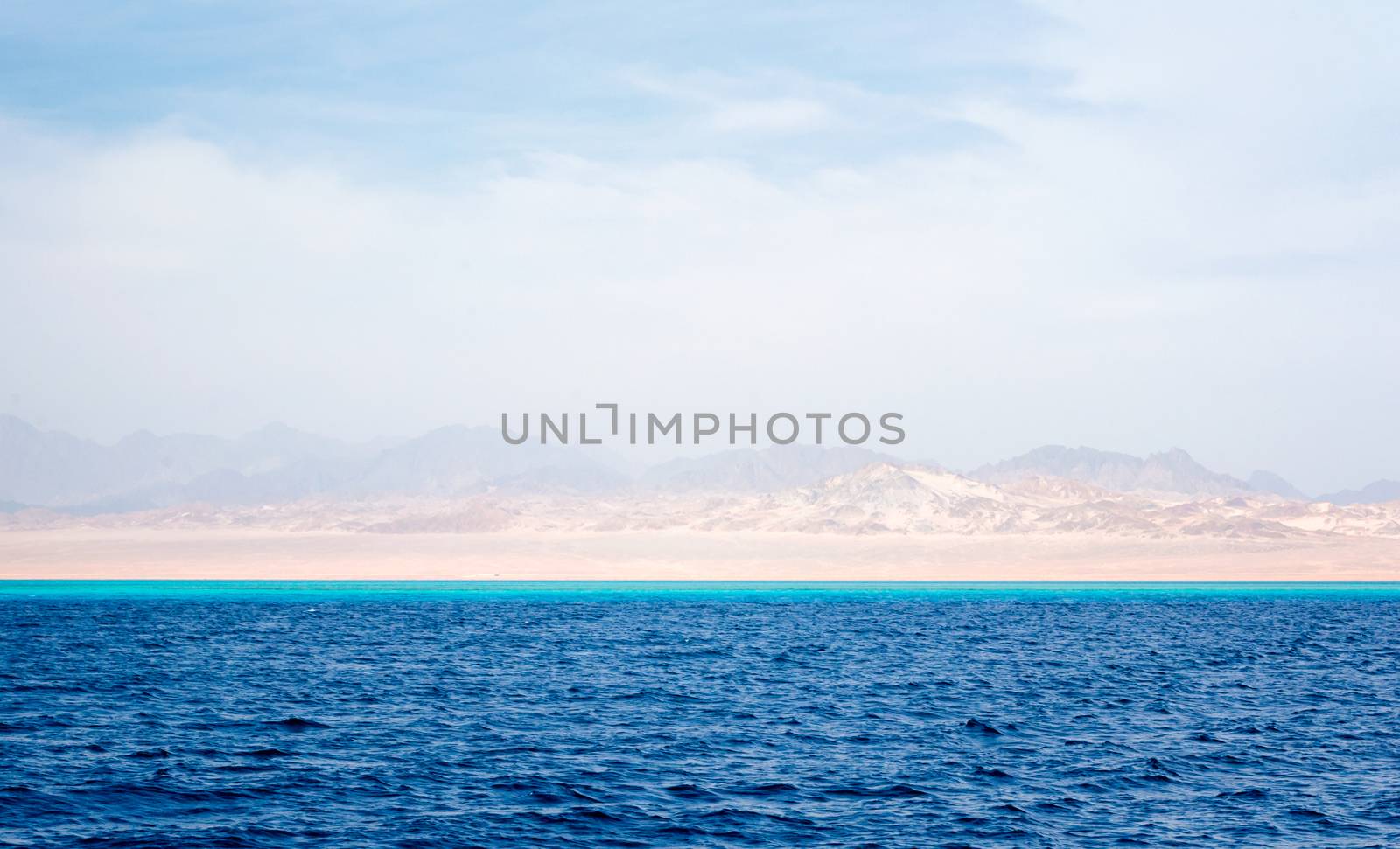 Red Sea and rocky coast in Egypt by Gera8th