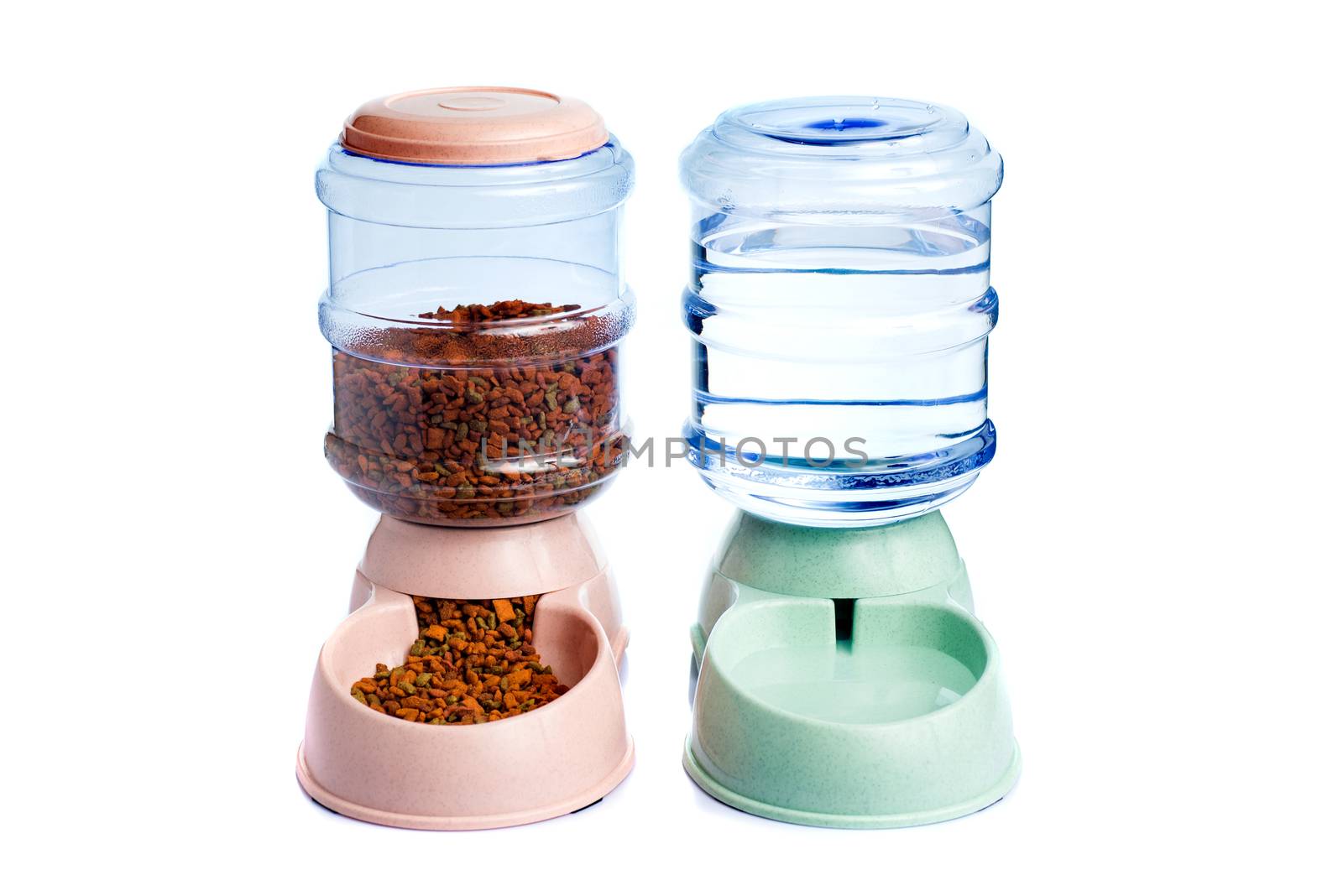 Pet water Storage or water Dispenser on a white background