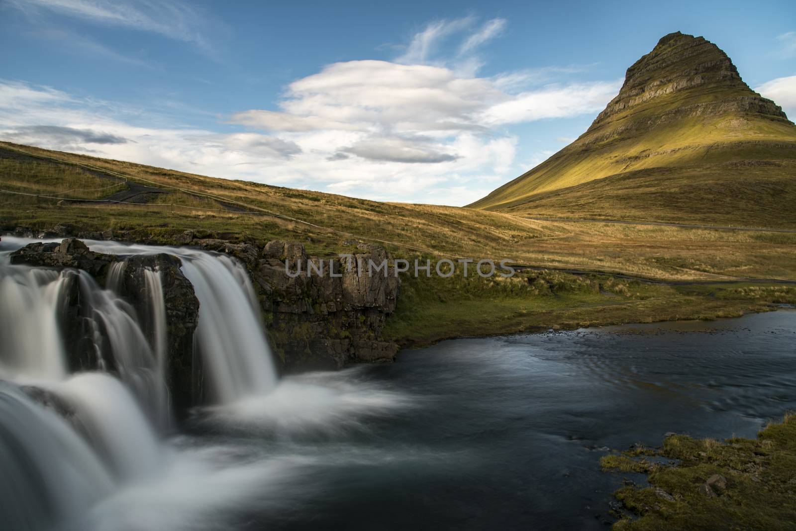 Kirkjufellsfoss Waterfall with Kirkjufell by MichaelMou85