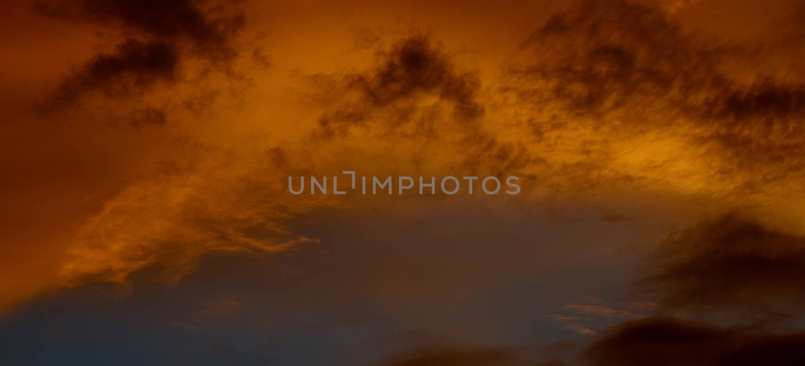 Beautiful sunset sky with clouds. Abstract sky. by DipakShelare