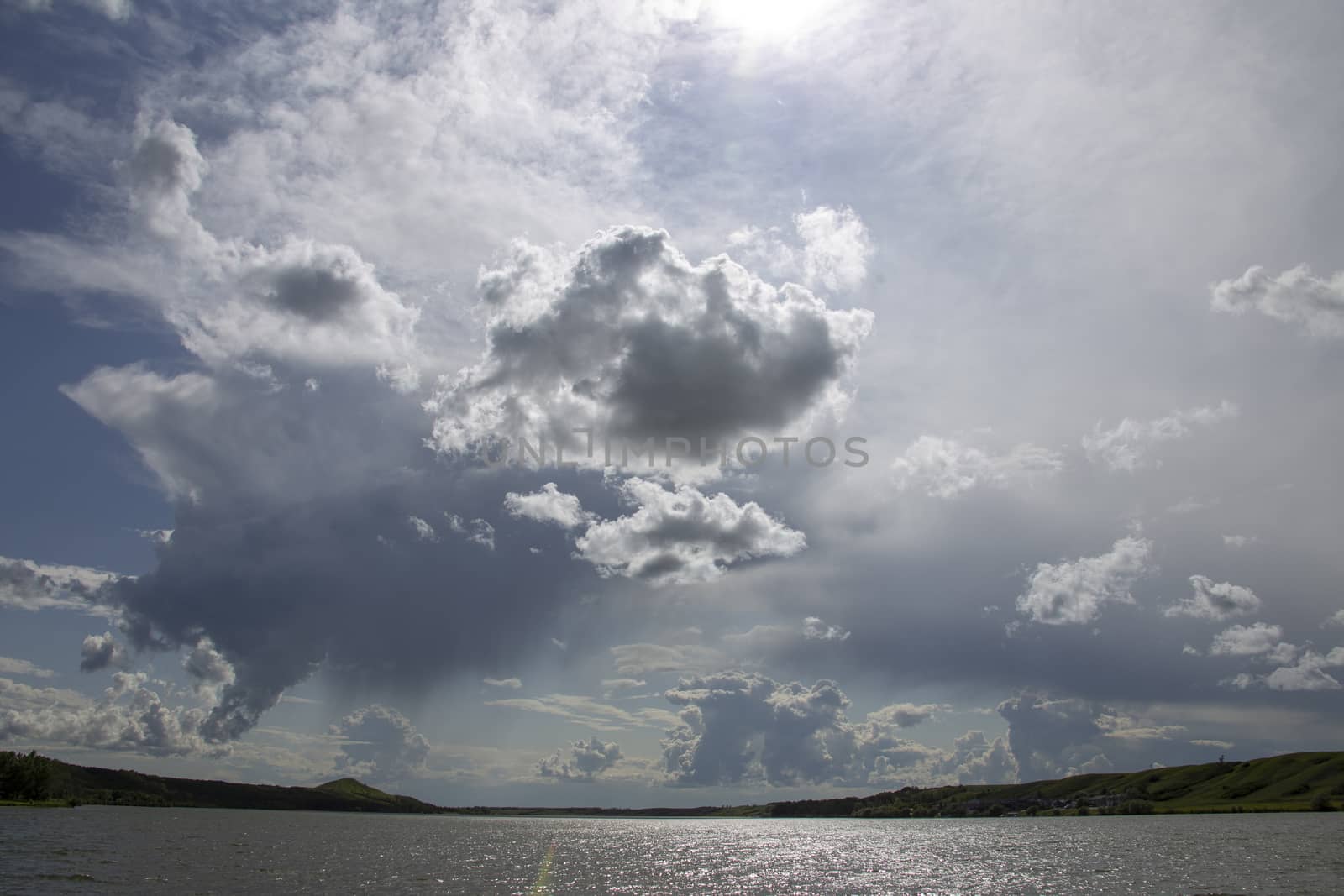 Prairie Storm Clouds Canada Saskatchewan Dramatic Summer