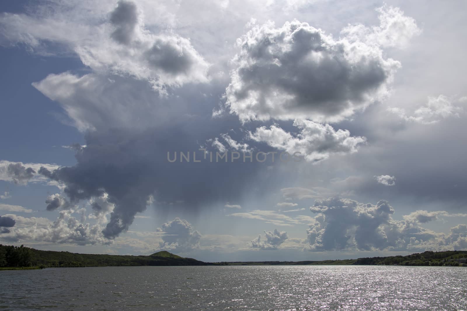 Prairie Storm Clouds Canada Saskatchewan Dramatic Summer