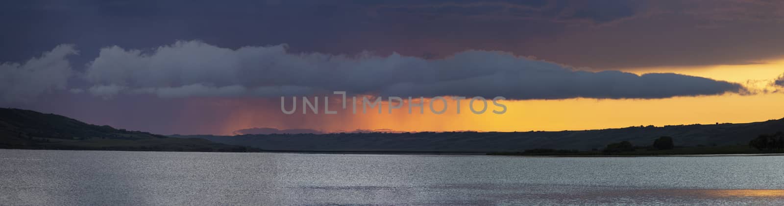 Prairie Storm Clouds Canada Saskatchewan Dramatic Sunset