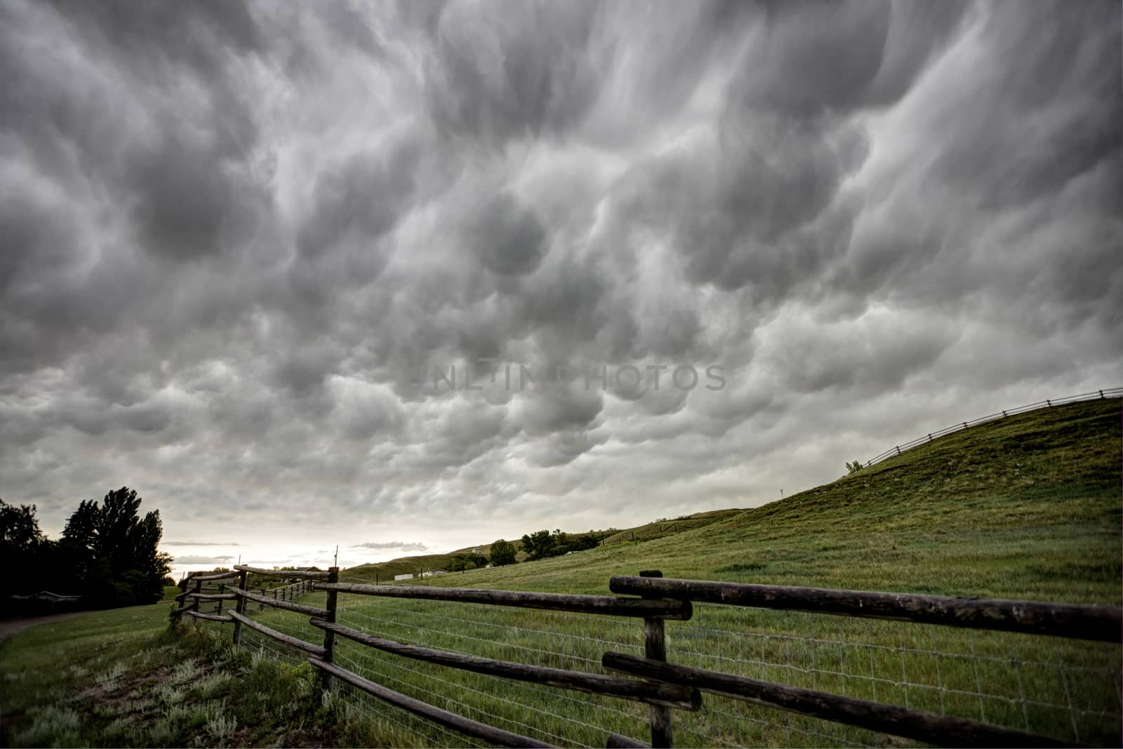 Prairie Storm Clouds Canada Saskatchewan Dramatic Summer
