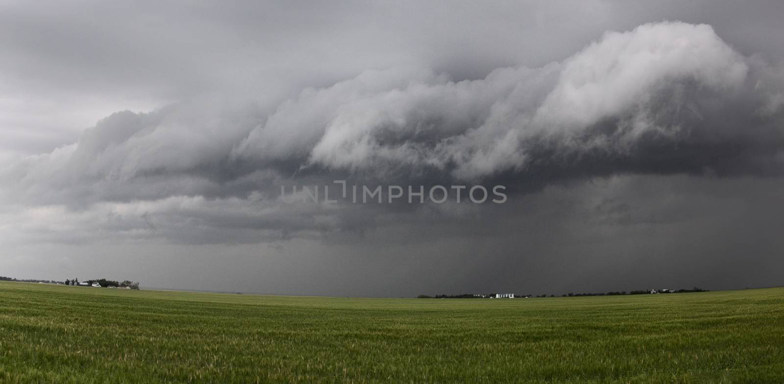 Prairie Storm Clouds Canada Saskatchewan Dramatic Summer