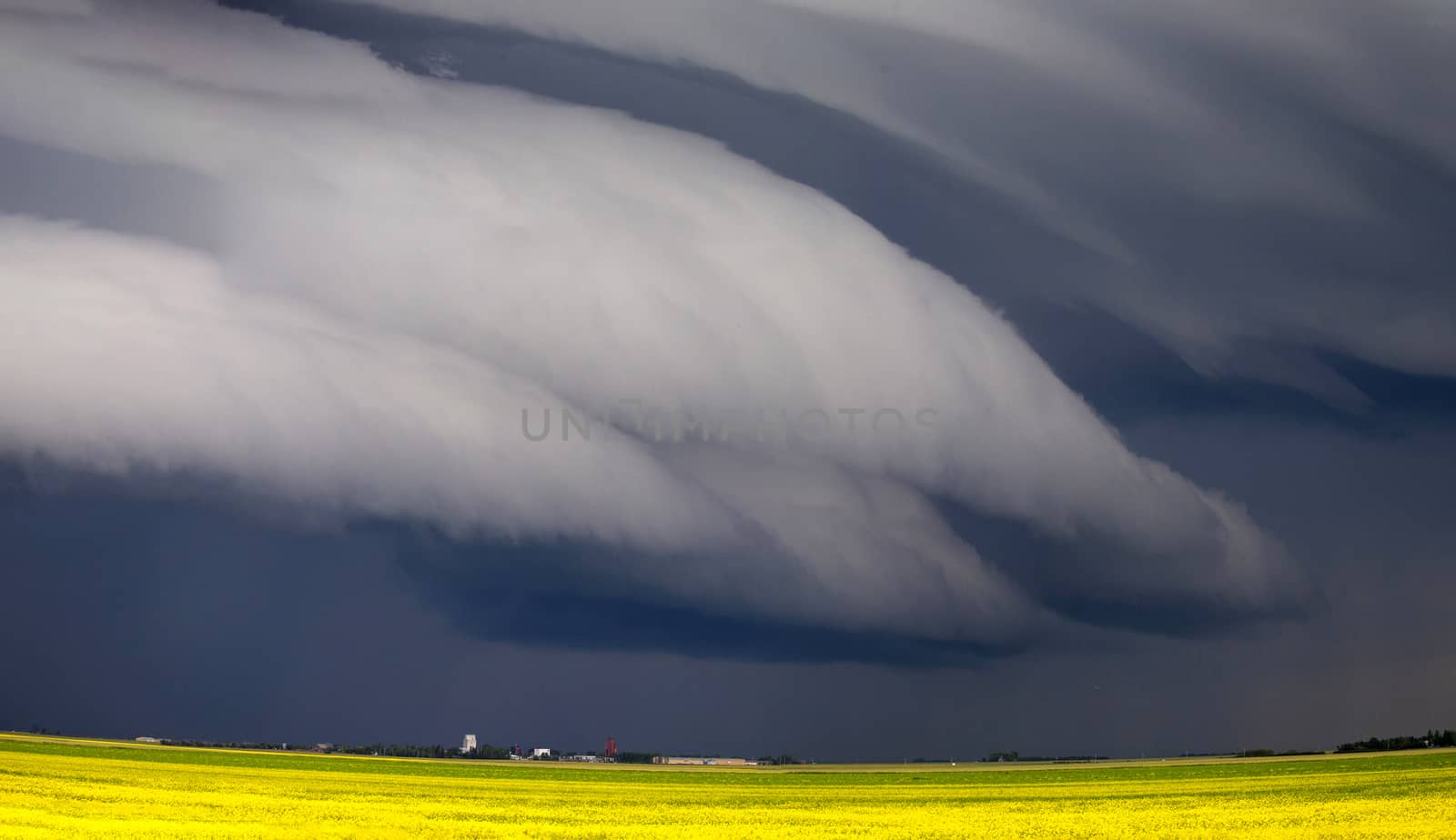 Prairie Storm Clouds Canada Saskatchewan Dramatic Summer