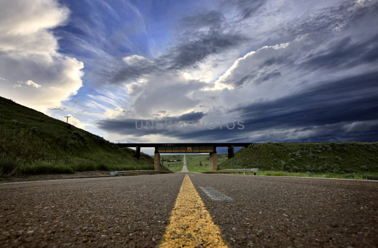 Prairie Storm Clouds Canada Saskatchewan Dramatic Summer