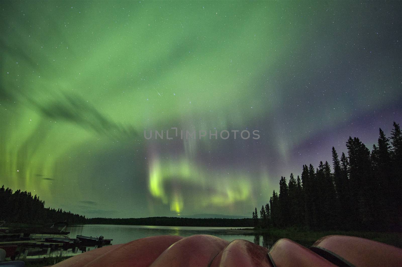 Northern Lights Canada Saskatchewan North Waskesui Aurora