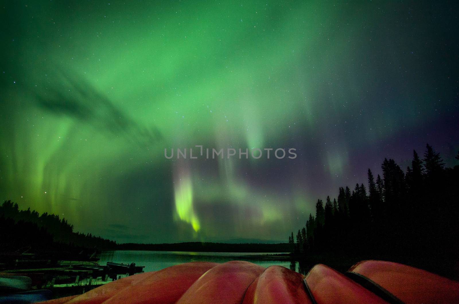 Northern Lights Canada Saskatchewan North Waskesui Aurora