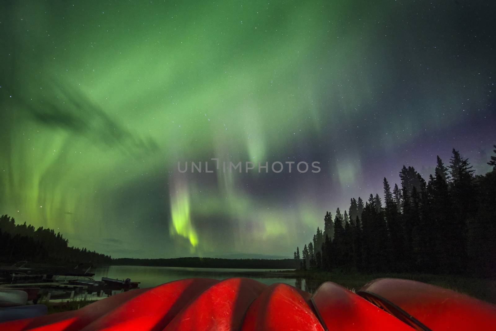 Northern Lights Canada Saskatchewan North Waskesui Aurora