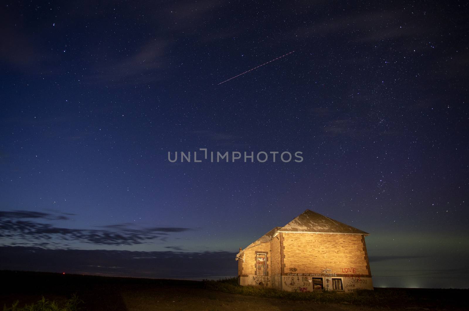 Night Photography Stars trails Canada Saskatchewan Moose Jaw