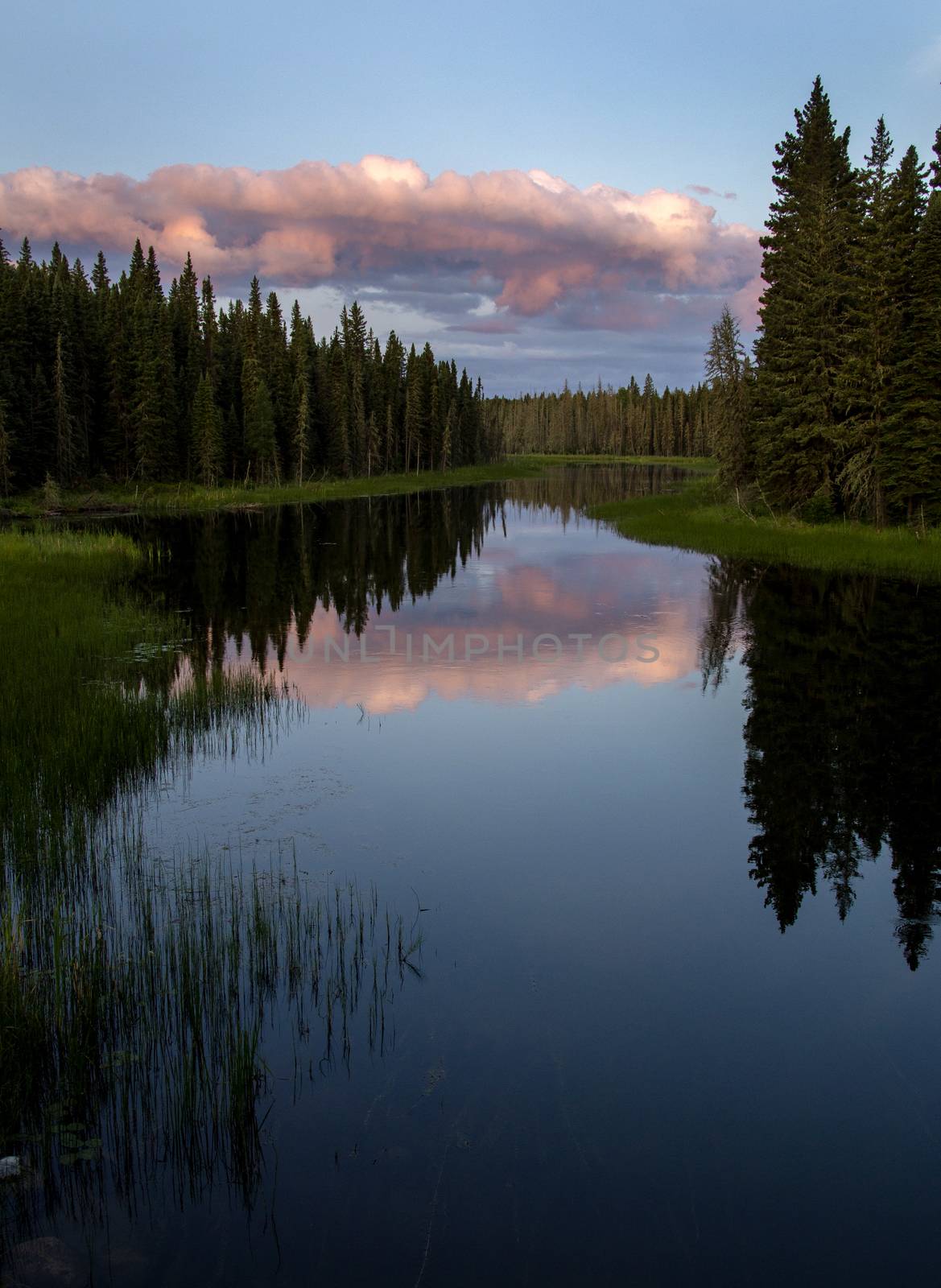 Sunrise Saskatchewan North National Park Waskesui Lakes