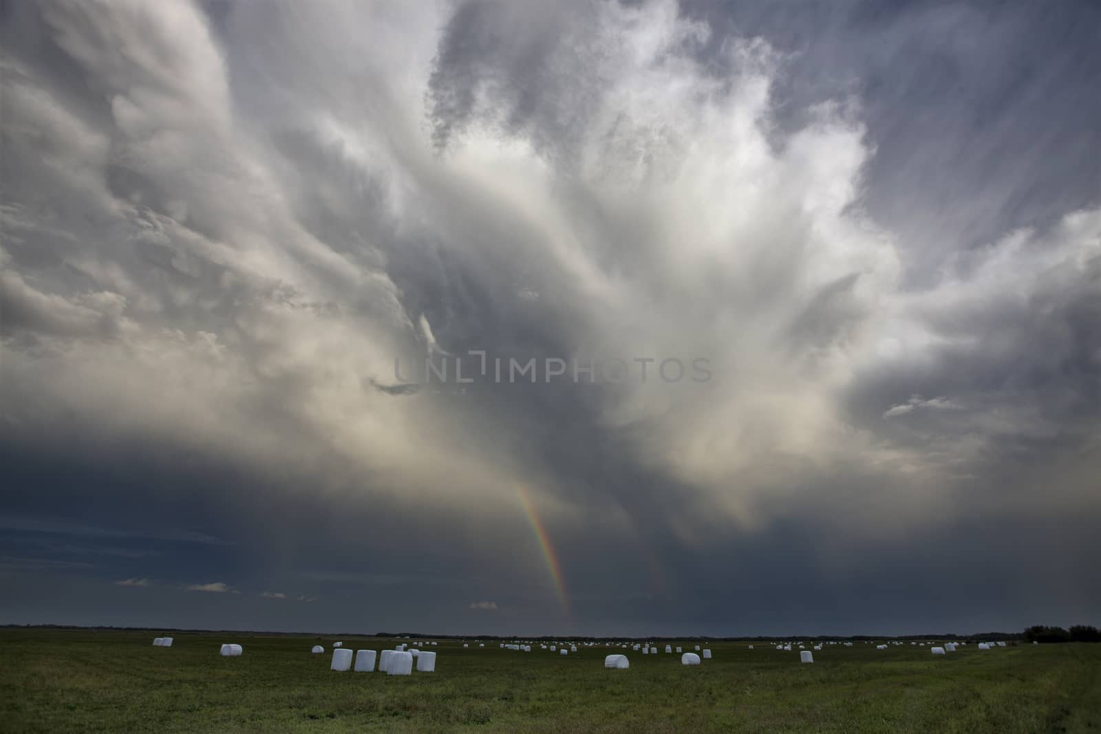 Prairie Storm Clouds Canada Saskatchewan Dramatic Summer