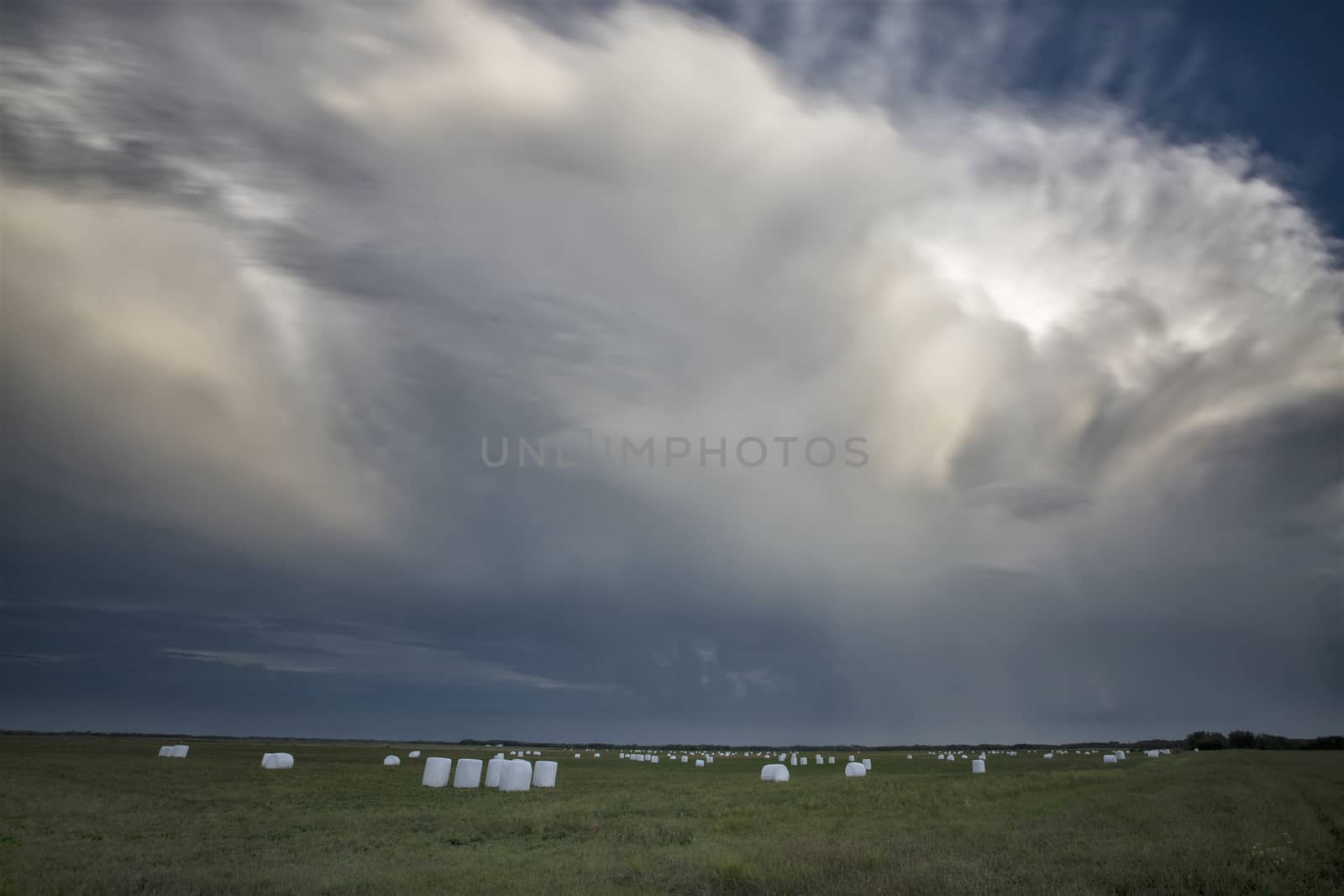 Prairie Storm Clouds Canada Saskatchewan Dramatic Summer