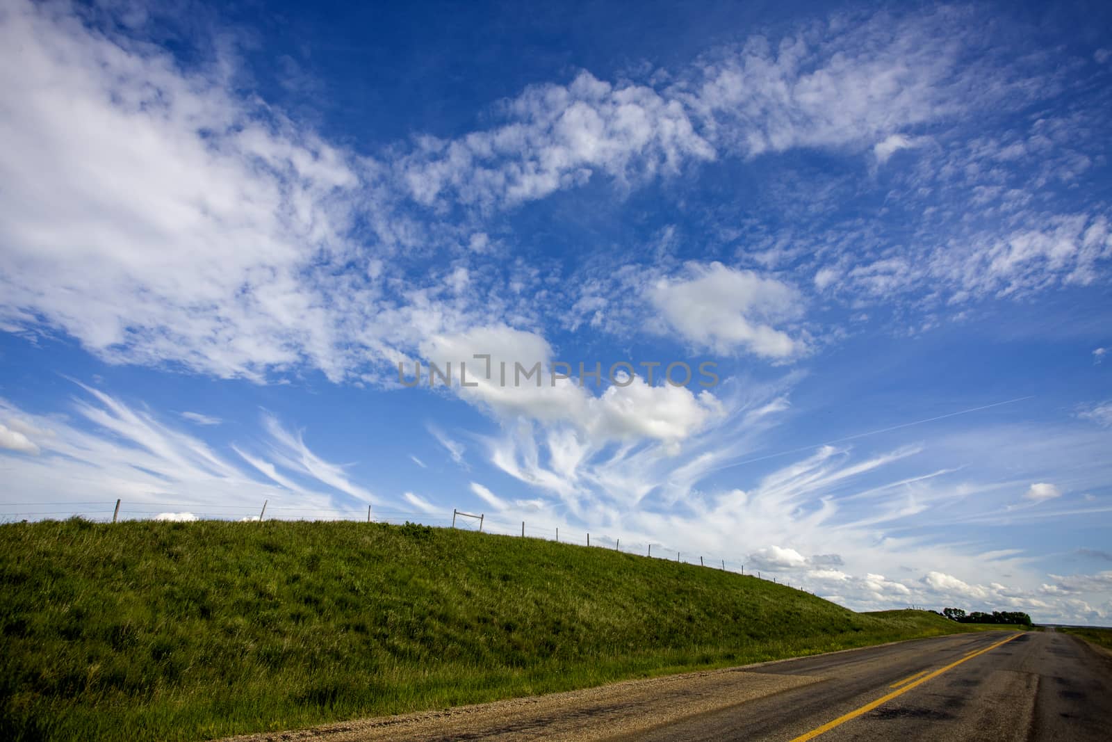 Prairie Storm Clouds Canada Saskatchewan Dramatic Summer
