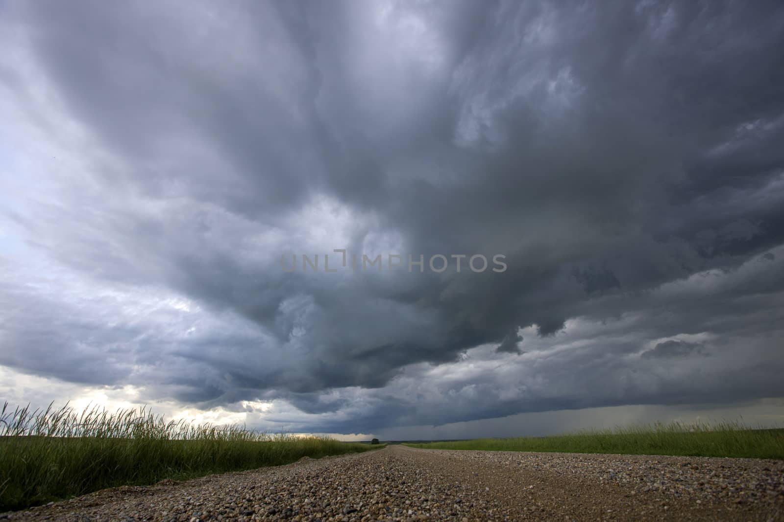 Prairie Storm Clouds Canada Saskatchewan Dramatic Summer