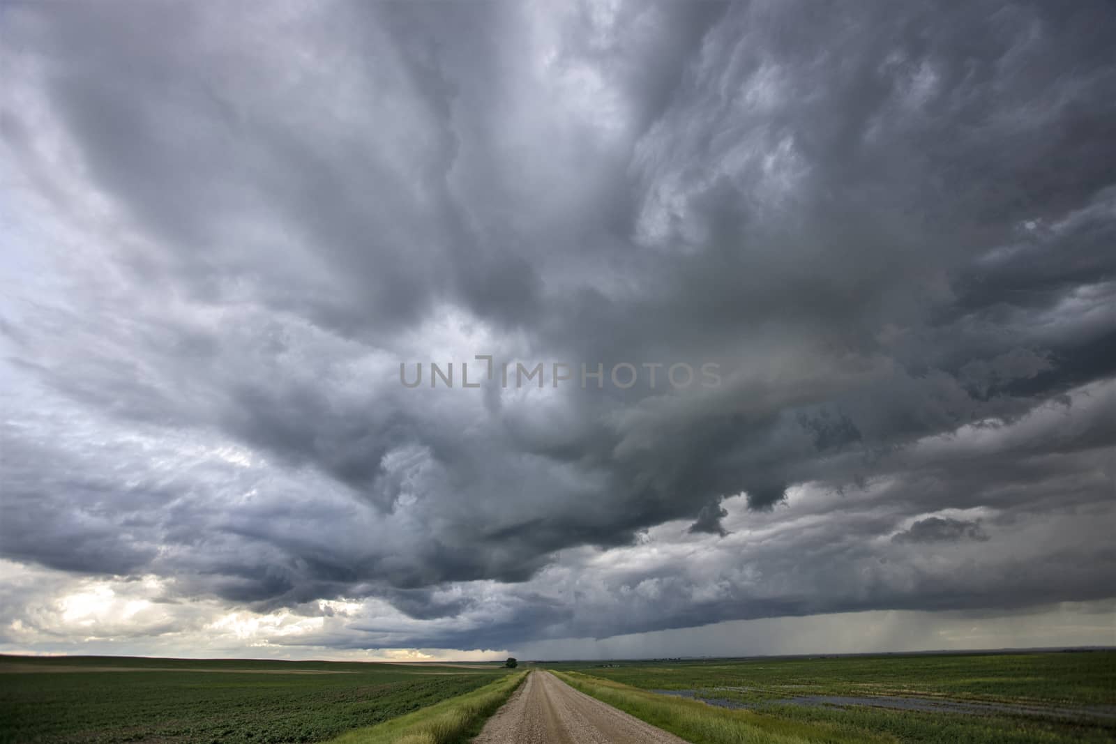 Prairie Storm Clouds Canada Saskatchewan Dramatic Summer