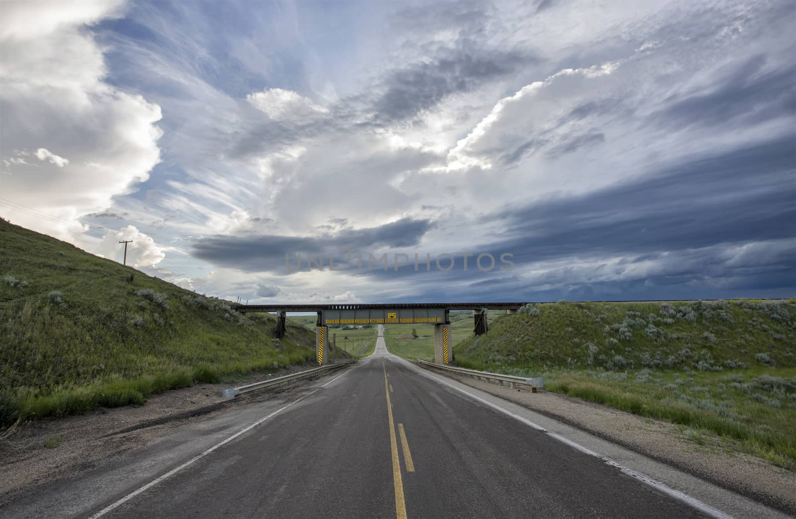 Prairie Storm Clouds Canada Saskatchewan Dramatic Summer