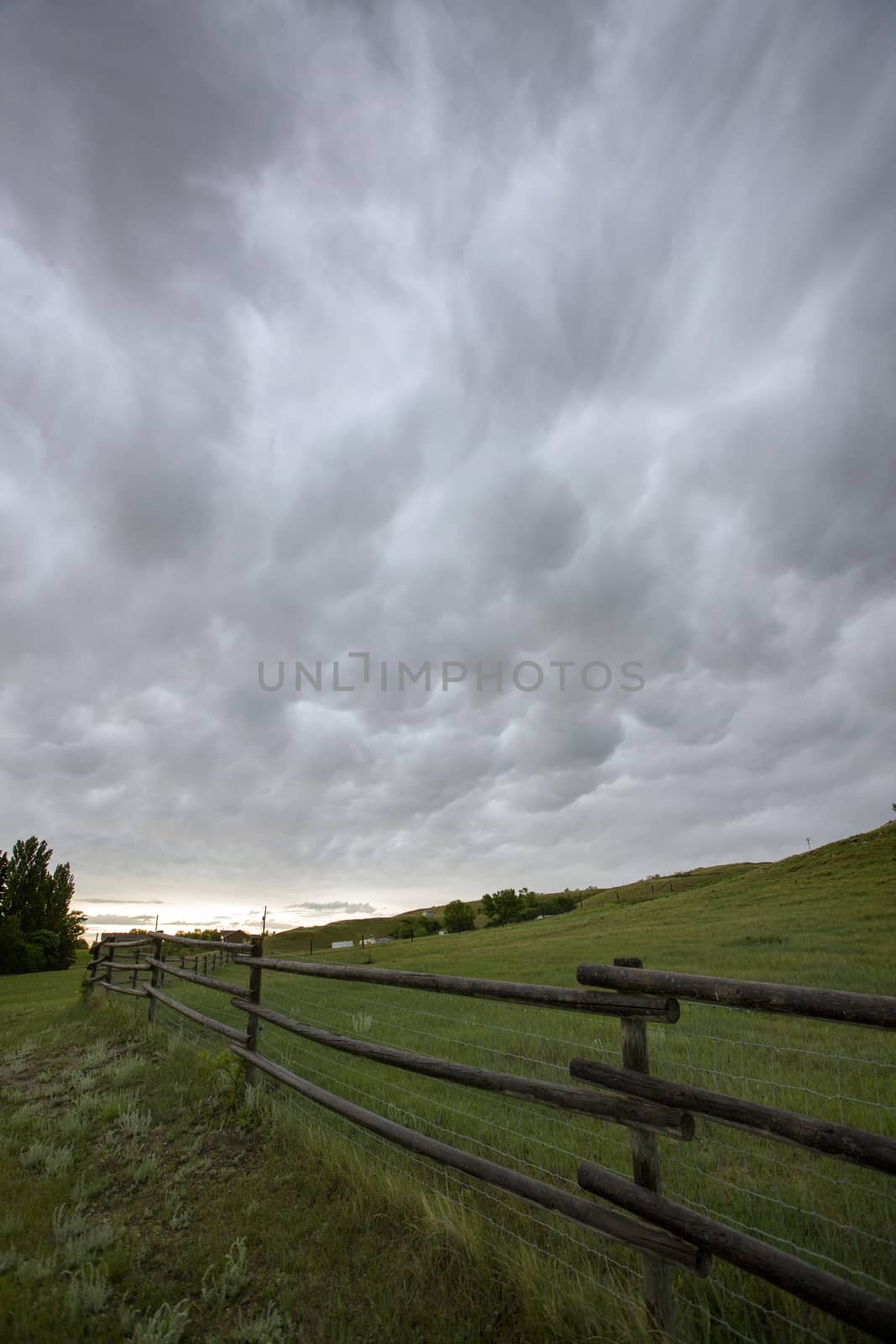 Prairie Storm Clouds Canada Saskatchewan Dramatic Summer